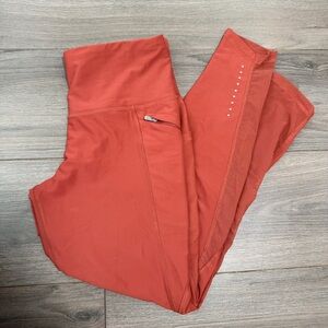 Old Navy legging High-Waisted Rust Active Leggings with messh details